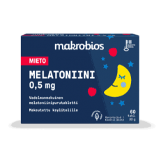 Makrobios Melatonin 0,5 мг - жевательные, со вкусом малины, 60шт Финляндия Makrobios Melatonin 0,5 мг - жевательные, со вкусом малины, 60шт Финляндия